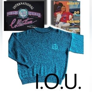 Original I.O.U. Knit vintage sweater L